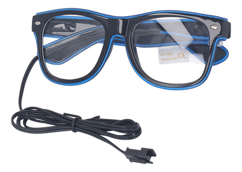 Gafas Iluminadas Led De Pvc Con Control De Sonido, Alimentad