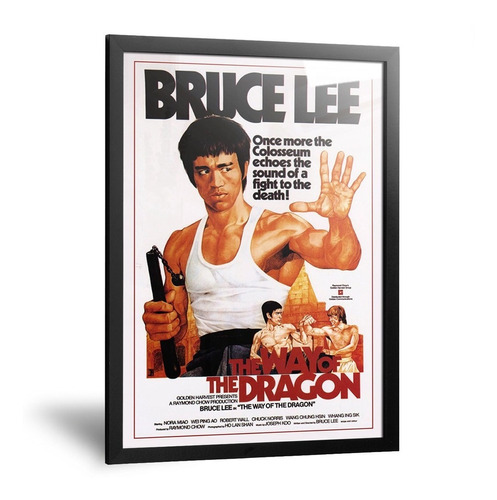 Cuadros Bruce Lee Poster Película Operación Dragón 35x50cm