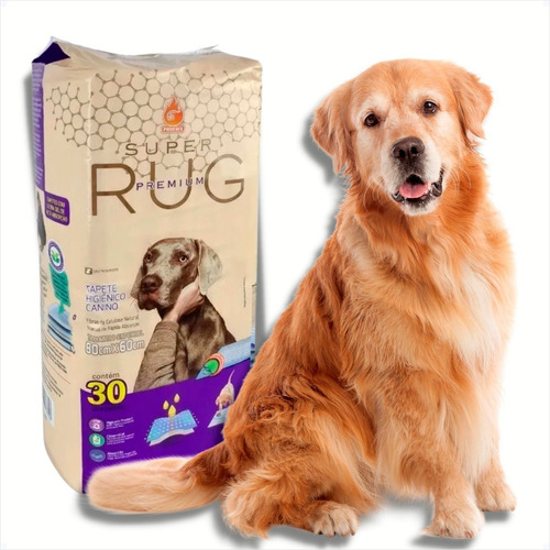 Tapete Higienico Super Hug Premium 80x60 Fralda Pet Cães