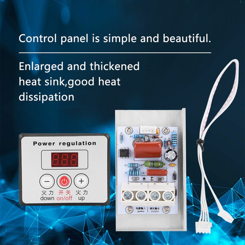 Regulador De Voltaje Digital Scr 10000w Regulador De Control