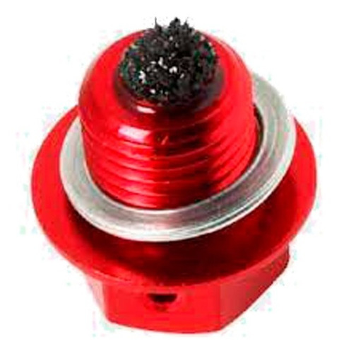 Imagen 2 de 3 de Tornillo Anodizado Magnético Descarga Aceite Kxf Kawasaki