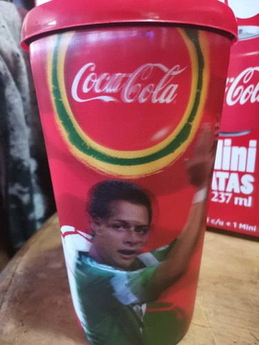 2 Vasos De Coleccion Coca Cola Selección Mexicana Mundial 14 (Usado)