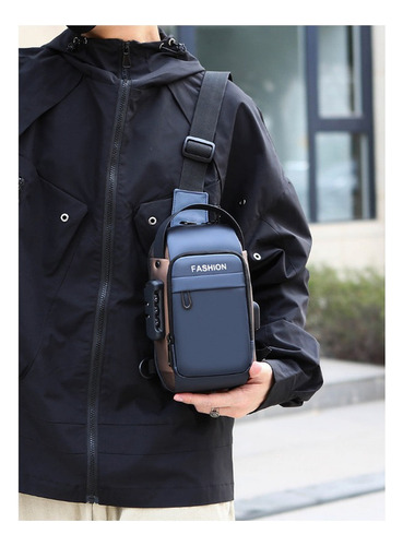 Bolso De Pecho Antirrobo De Moda Para Hombre Al Aire Libre
