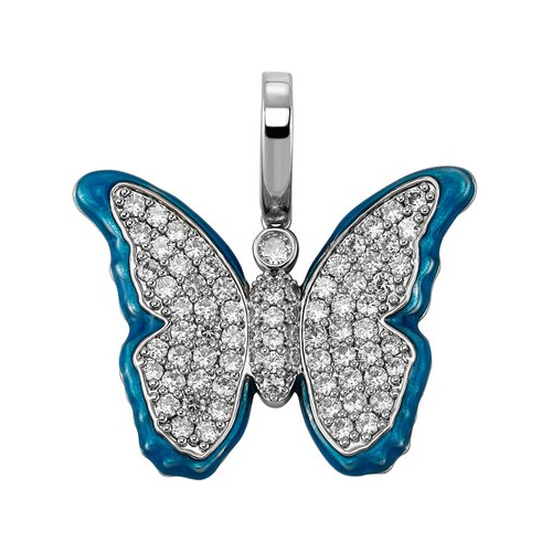 Jinao-colgante De Mariposa Con Diseño De Alas Lumi Silver