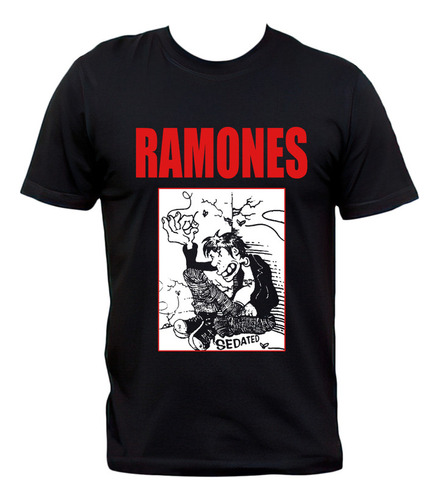 Remera Ramones I Wanna Be Sedated Punk Rock 100% Algodón