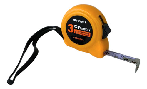 Fumetax SW-21003 Flexometro 3 Metros Color Naranja