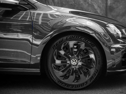 Imagem 6 de 6 de Jogo 4 Calotas Velox Aro 14 Preta Vw Gol G1 G2 G3 G4 G5 G6 G7 Up! Saveiro Fox Polo