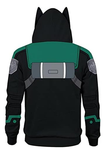 Chenrong Hero Academia Sudadera Con Capucha Deku Cosplay Sud