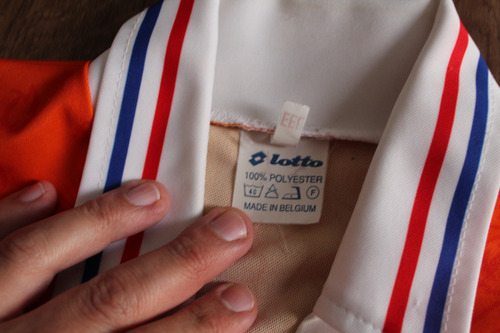 Camiseta Países Bajos Holanda 1994 Titular Lotto Talle L (Usado)