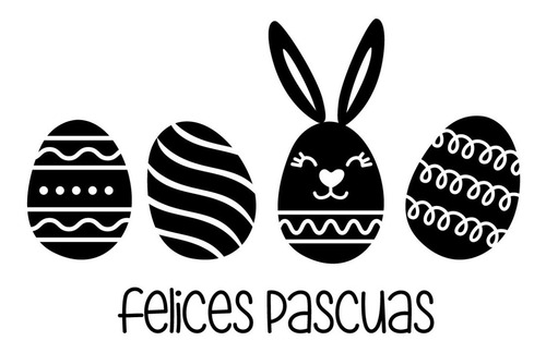 Imagen 2 de 2 de Vinilo Para Vidrieras Pascua-modelo 1