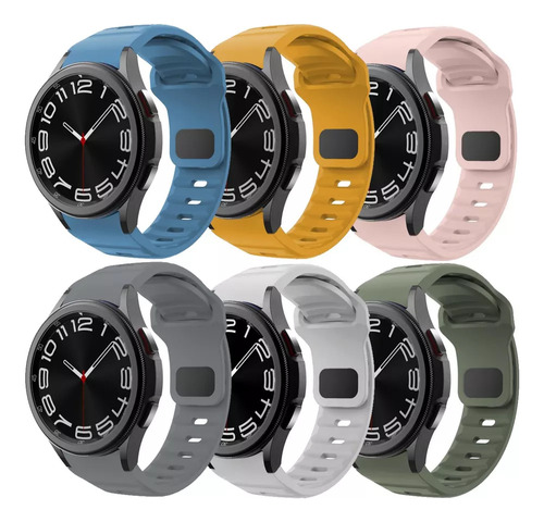 6 Correas De 20 Mm Para Samsung Galaxy Watch 4 6 Classic 5 P