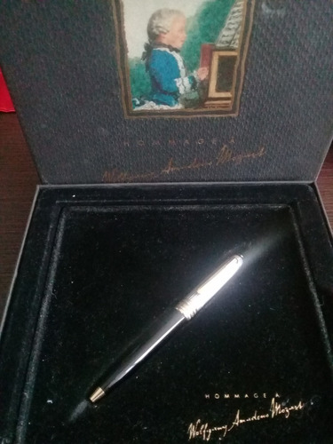 Bolígrafo Montblanc Mozart Plata