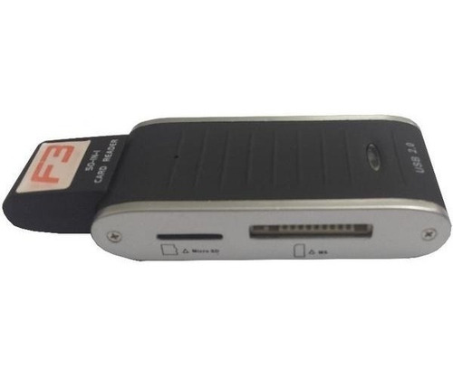 Leitor De Cartao 15 Em 1 Usb 2.0 Flash Micro Sd Xd Jc-lt2.0 Cor Preto