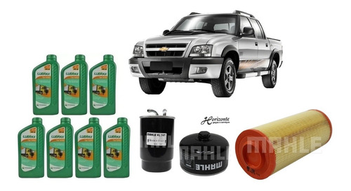 Kit Troca De Oleo S10 2.8 2006 Ate 2011 Mahle