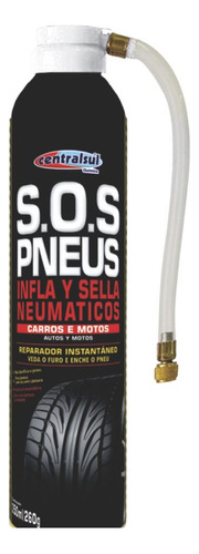 Reparador De Pneus Sos Pneus 400ml - Centralsul Infla Pneus