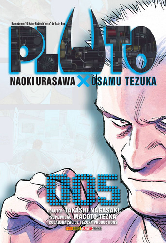 Pluto - Volume 5, de Urasawa, Naoki. Editora Panini Brasil LTDA, capa mole em português, 2018