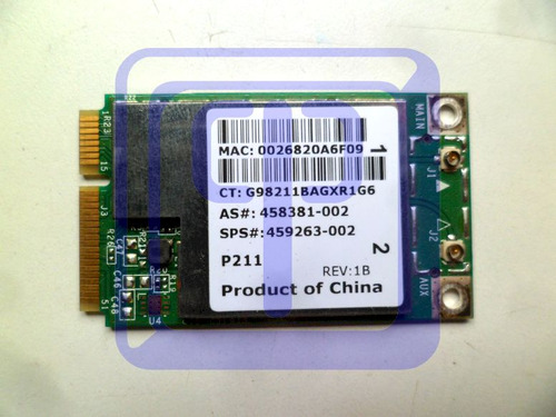 0806 Placa Wifi Compaq Presario Cq40-505la  Vd678la#ac8