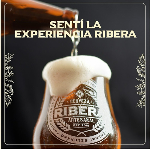Pack Cerveza Ribera Artesanal V G. Belgrano * 6 Unid. 500cc