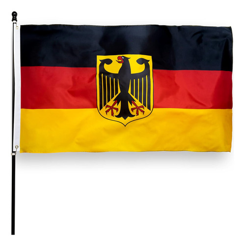 Danf Germany Eagle Flag 3x5 Foot Polyester German State...