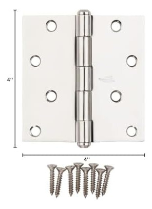 Bisagra De Puertas National Hardware Nv514 En Acero Inoxidab