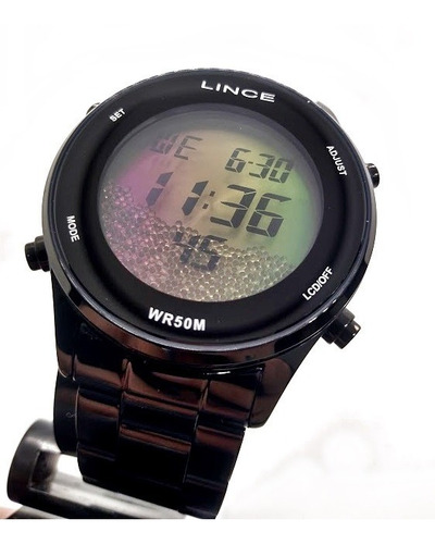 Imagem 2 de 7 de Relógio Lince Feminino Digital Sdn4638l Qxpx