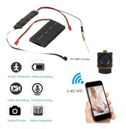 Mini Cámara Espia Wifi 2019 Con Sensor De Movimiento Invisib