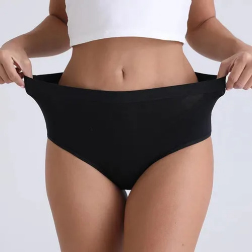 6 Packs Calzoncillos De Algodón De Talla Grande Para Mujer