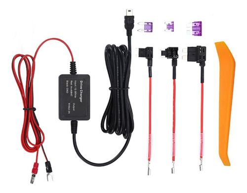 Kit De Cableado Duro De Coche Dvr Box Set Para Grabadora Gps