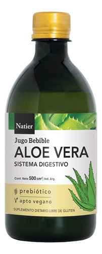 Natier Suplemento Jugo Aloe Vera Sistema Digestivo 500ml 3c