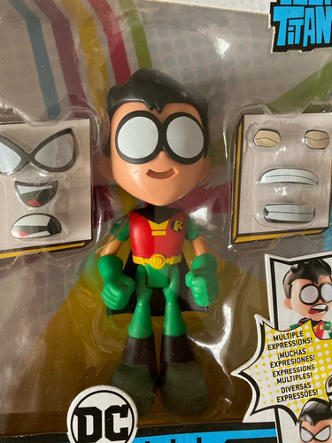 Teen Titans Go Face Swappers Kid Flash Robin Y Aqualad Set (Usado)
