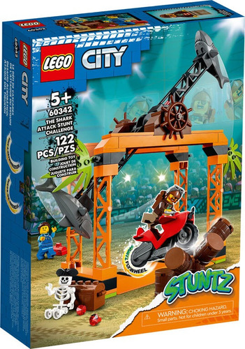 Lego 60342 City Stuntz Desafío Acrobático Ataque Del Tiburón