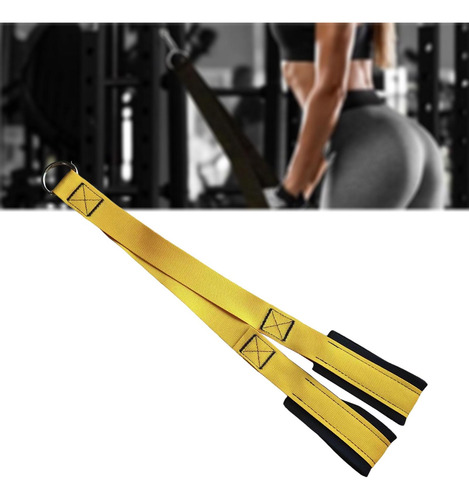 2 Accesorio De Cable De Cuerda Para Tríceps, Pulls Amarillo