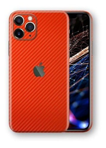 Película Skin iPhone 11 Pro Max Kingshield 3d Fibra Carbono