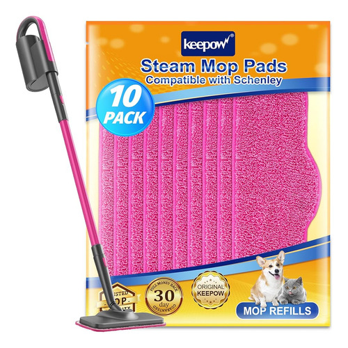 Almohadillas De Fregona A Vapor De Microfibra Keepow Compati