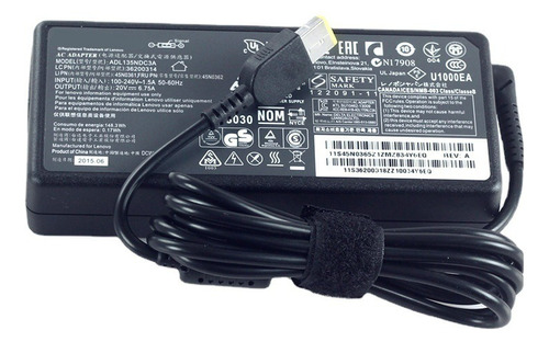 20v 6.75a 135w Usb Ac Adaptador Portátil Para Lenovo Legion