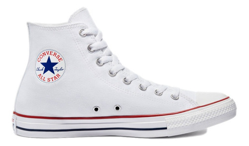 Tenis Converse Bota Chuck Taylor All Star Unisex-blanco