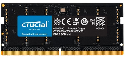 Memória P/ Notebook Crucial 8gb Ddr5 4800mhz Pronta Entrega