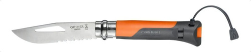 Cortapluma Opinel Outdoor Nº8 Acero Inoxidable Color Naranja