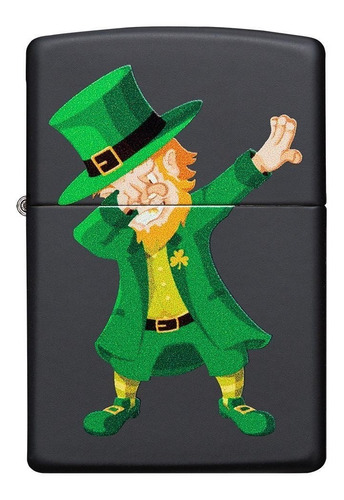 Imagen 6 de 10 de Encendedor Zippo Modelo 49124 Dabbing Leprechaun Garantia.
