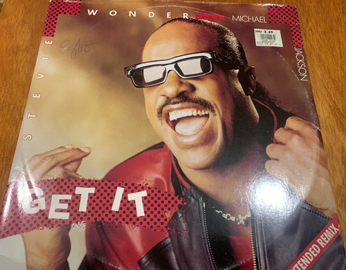 Vinilo Michael Jackson Stevie Wonder Get It Che Discos