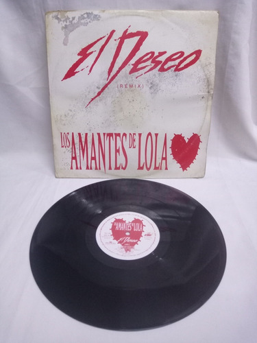 Lp Los Amantes De Lola  El Deseo  Remix 1992 Rock Mexicano 