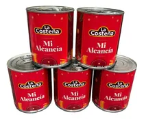 Comprar Alcancia Tipo Lata De Chiles La Costeña Kit De 5 Lata Rojo