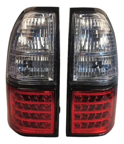 Stop Led Rojo Ahumado Negro Set Toyota Meru Prado