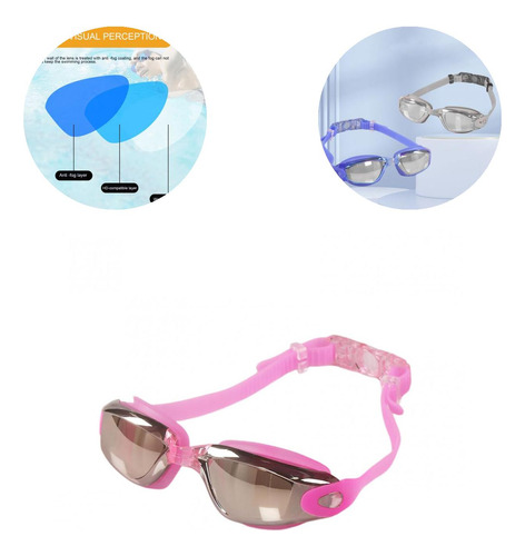 Gafas De Natación Premium, Impermeables Y Antivaho, Para Adu