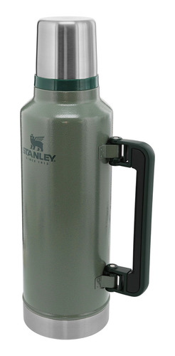 Imagen 2 de 4 de Termo Stanley Classic Legendary Bottle 2.0 QT de acero inoxidable hammertone green