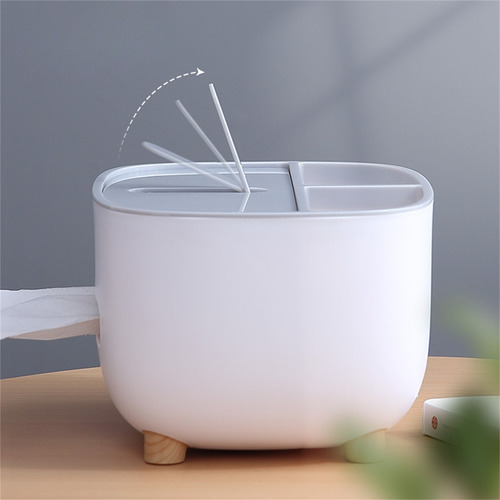 Caja De Pañuelos Multifuncional Con Control Remoto Para Mesa