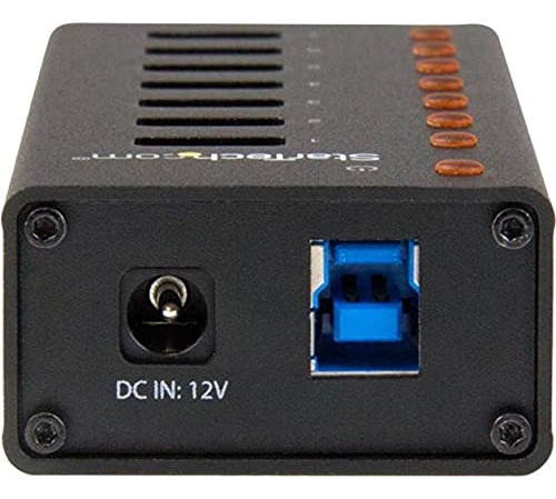 Startech.com Hub Usb 3.0 De 7 Puertos (5 Gbps) - Carcasa Met