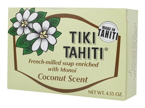 Jabon Barra Monoi Tiki Tahiti Coco 130 Gr