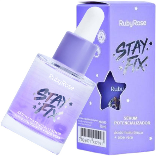 Serum Potencializador Acido Hialurônico Stay Fix Ruby Rose