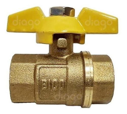 Llave De Paso Válvula De Bola Gas 1/2 - Dn15 - Pn40